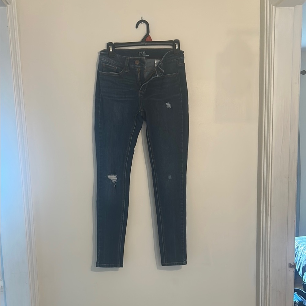 Time and Tru Women's Black Skinny Jeans